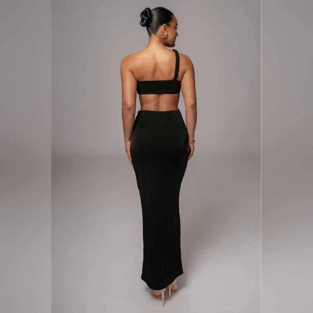 JLUXLABEL Black Cutout Maxi Dress - Picture 4 of 6